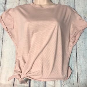 Gapfit breathe medium like new pink white stripes